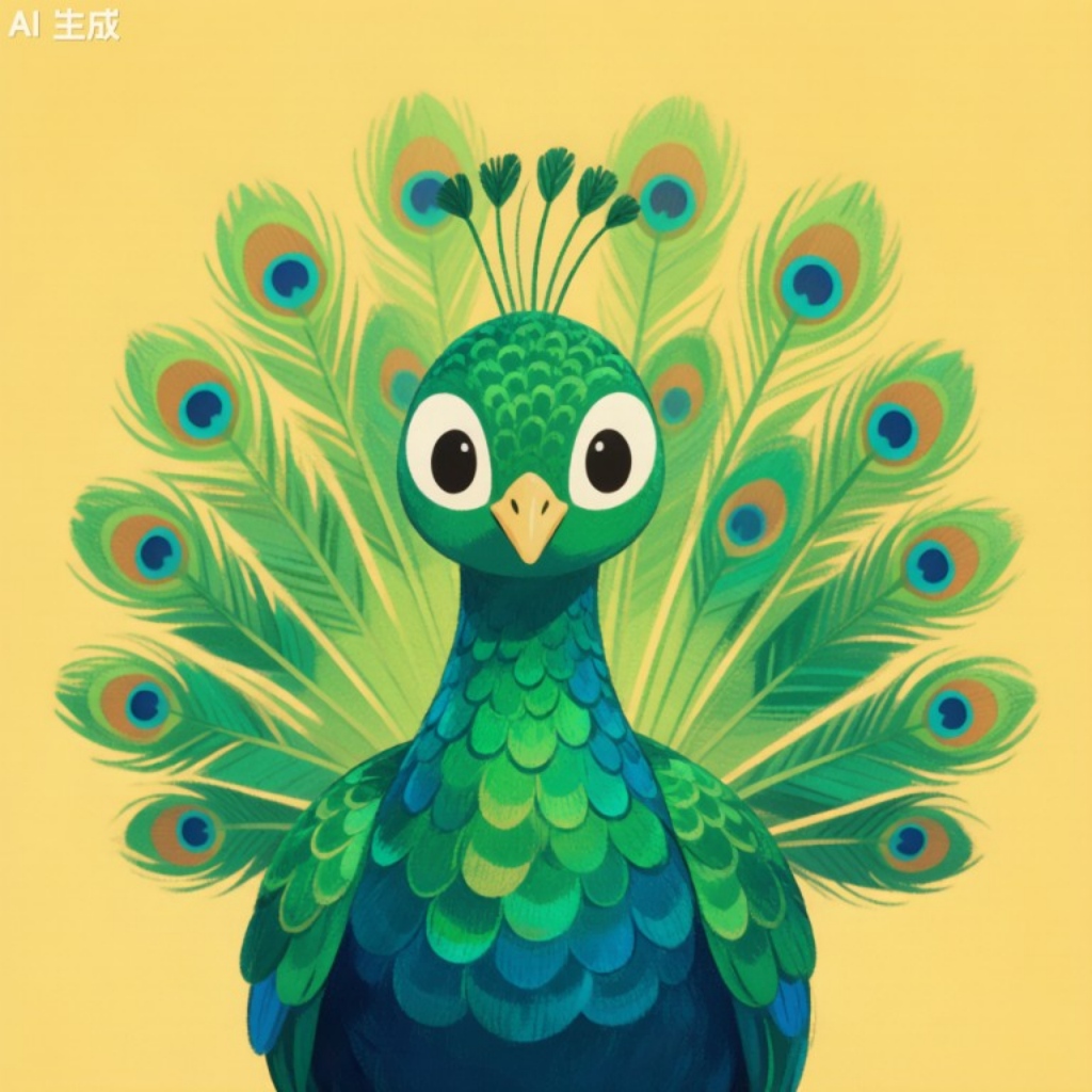 绿孔雀