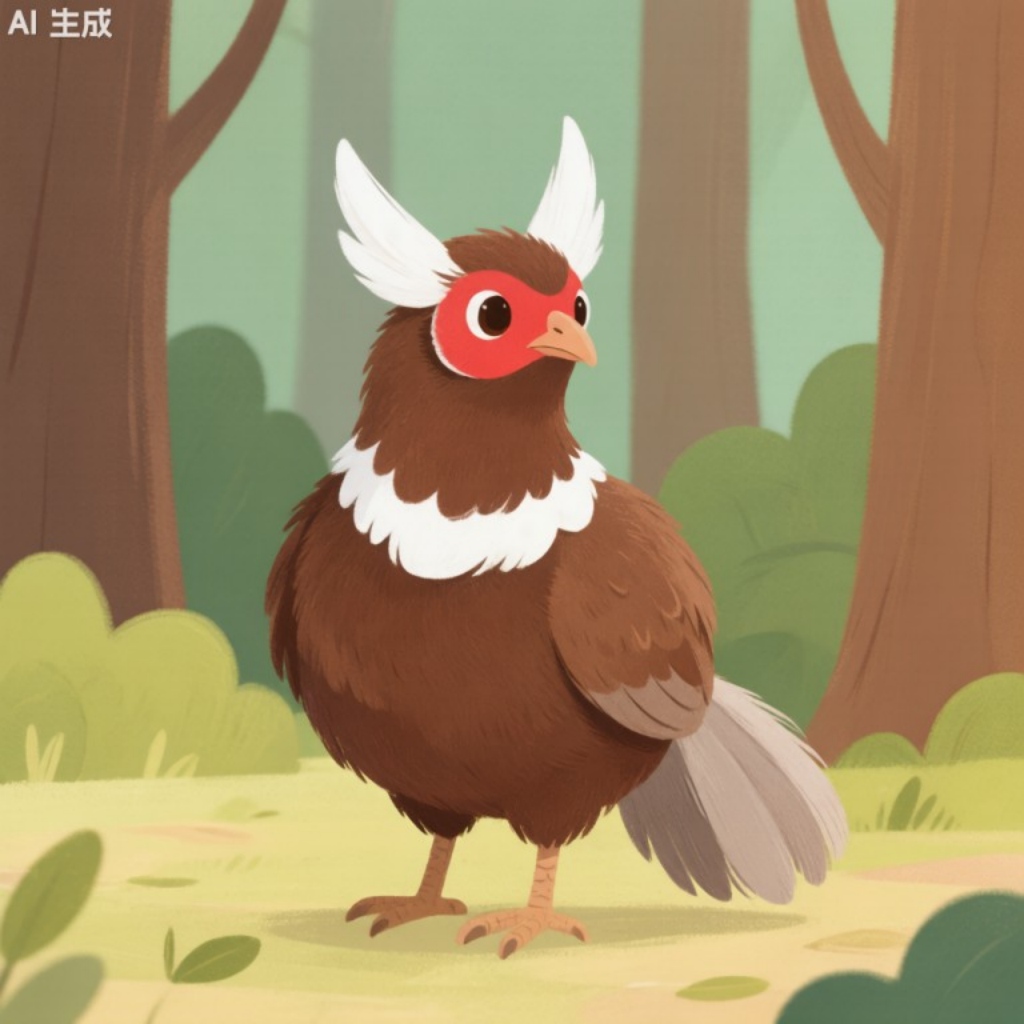 褐马鸡